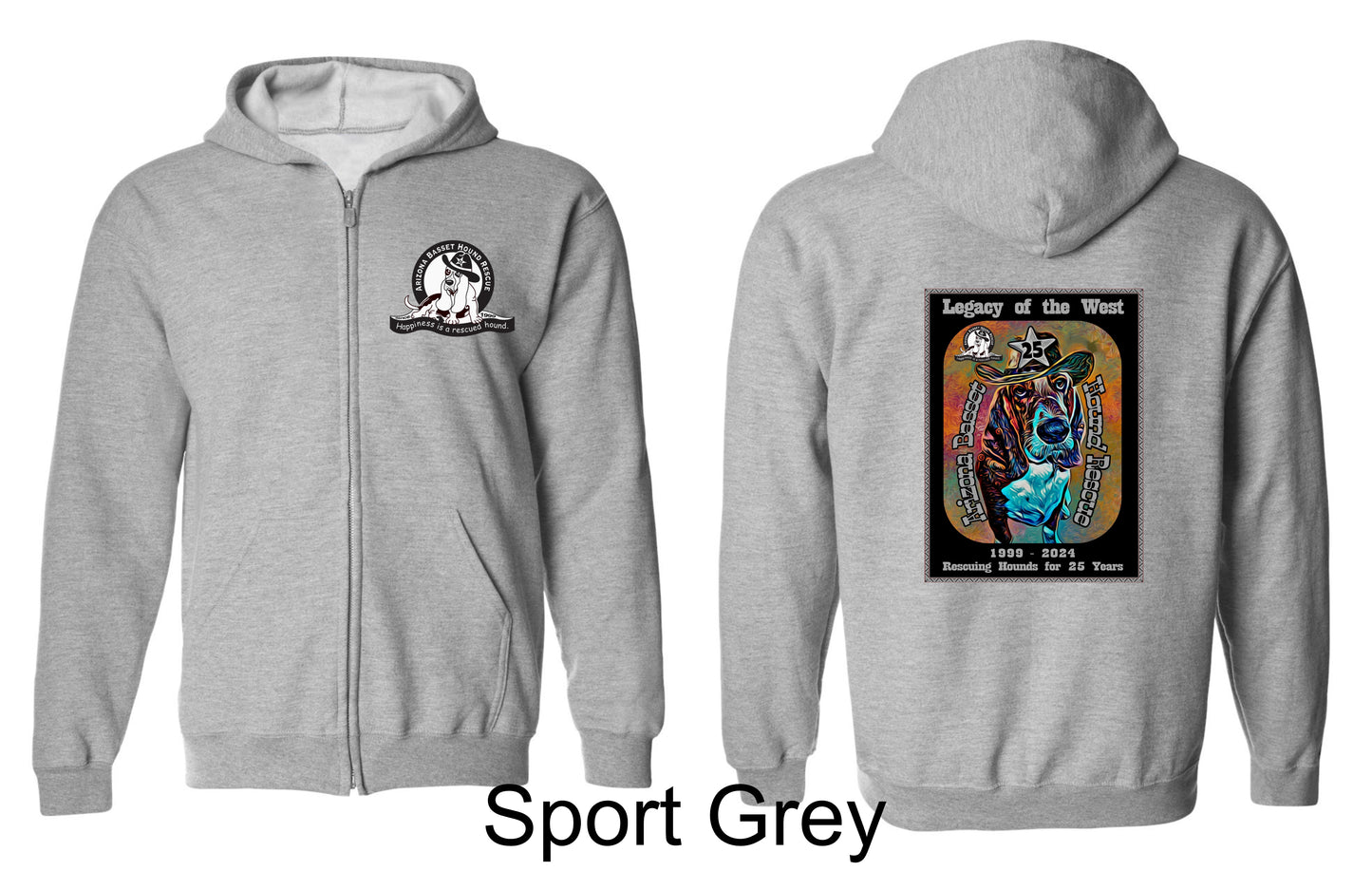 25th Anniversary Legacy of the West Zip Up Hoodie