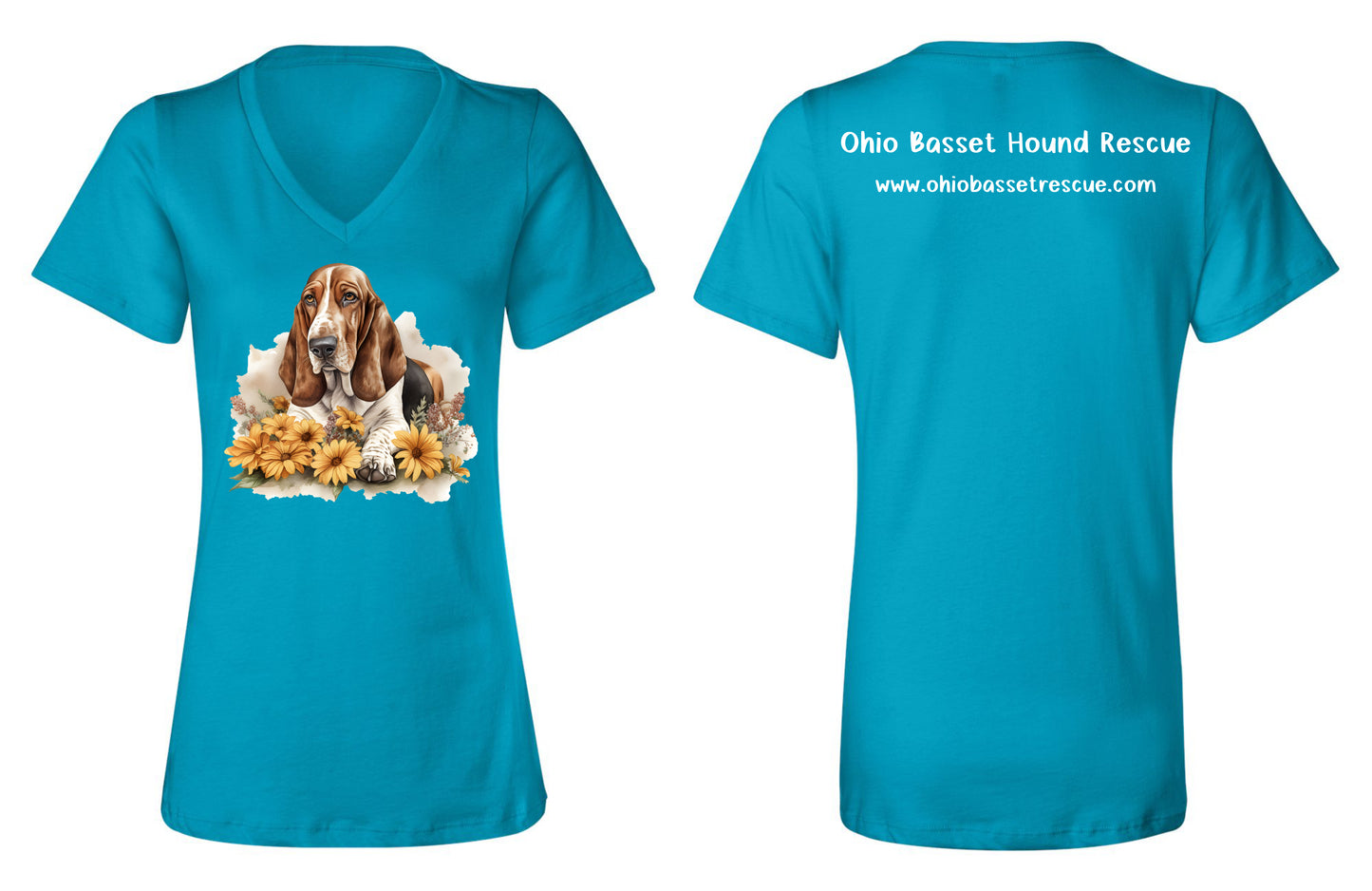 Mabel in Flowers Women's V-neck