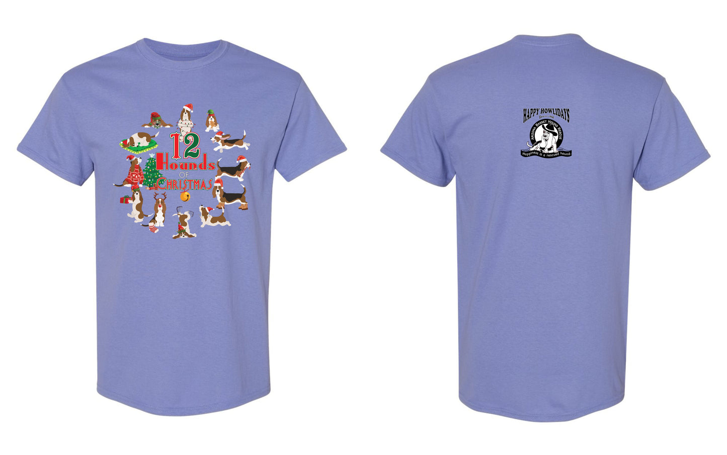 12 Hounds of Christmas Children's Shirt