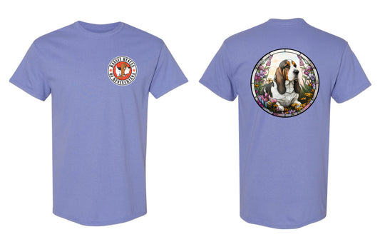 Stained Glass Basset Hound