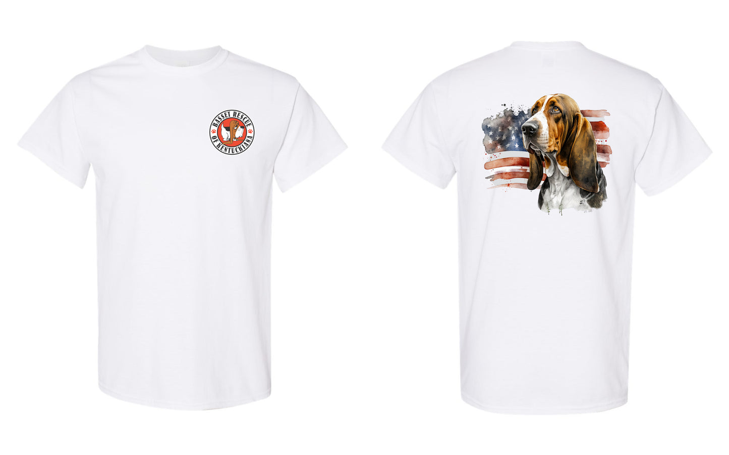 Patriotic Basset Hound