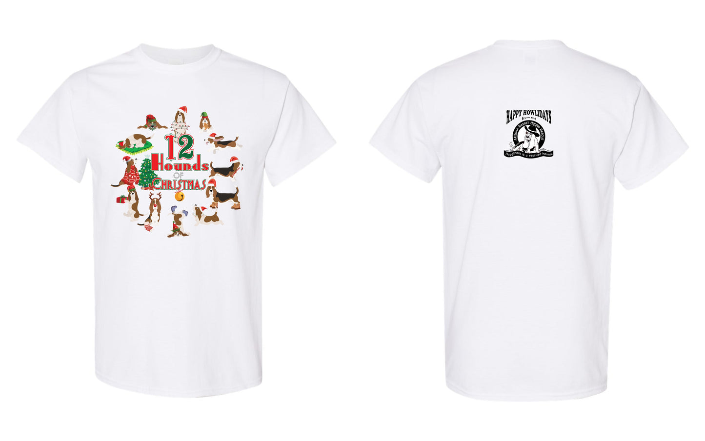 12 Hounds of Christmas Children's Shirt