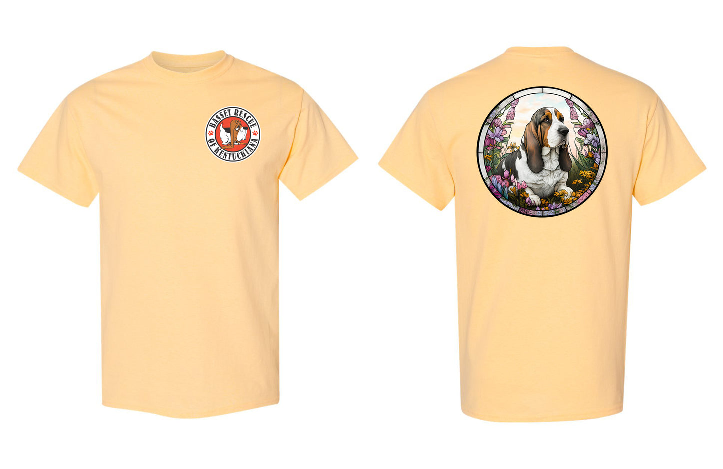 Stained Glass Basset Hound