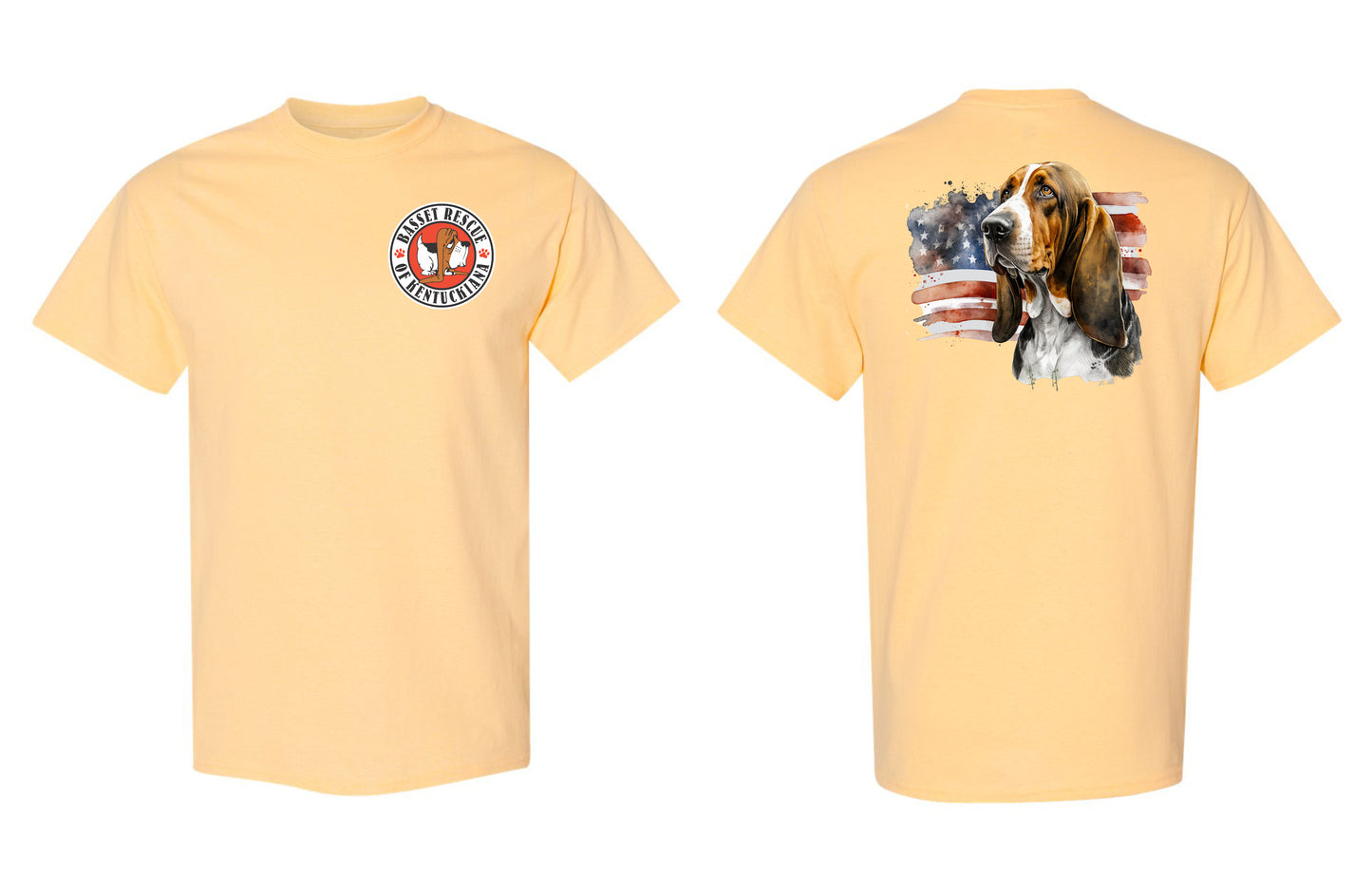Patriotic Basset Hound