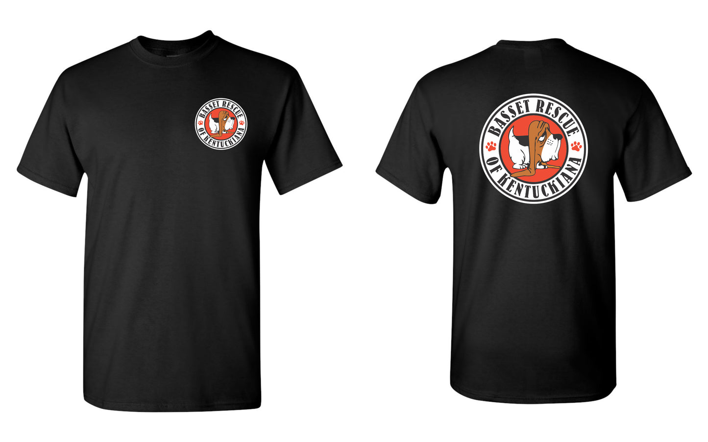 Basset Rescue of Kentuckiana Logo Shirt