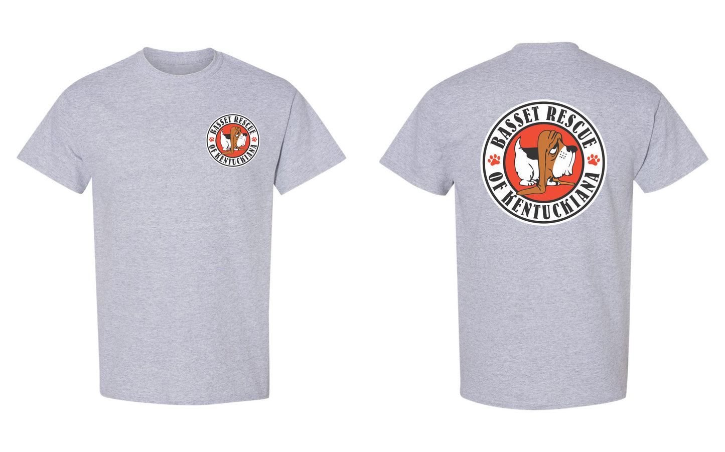 Basset Rescue of Kentuckiana Logo Shirt