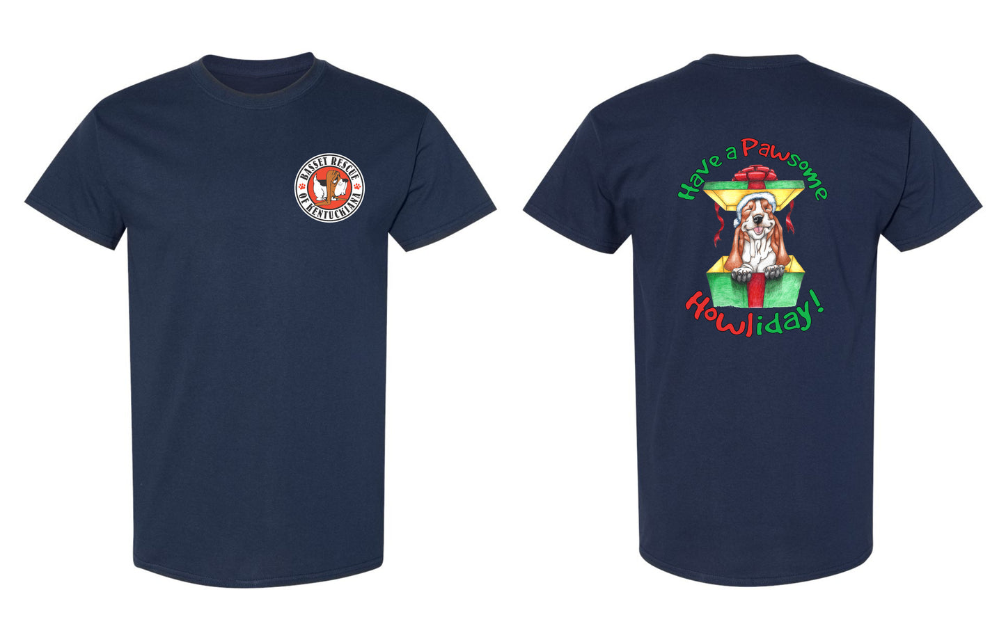 Holiday Basset Shirt