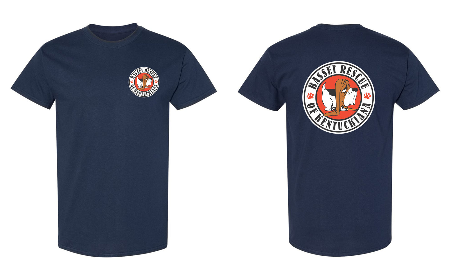 Basset Rescue of Kentuckiana Logo Shirt