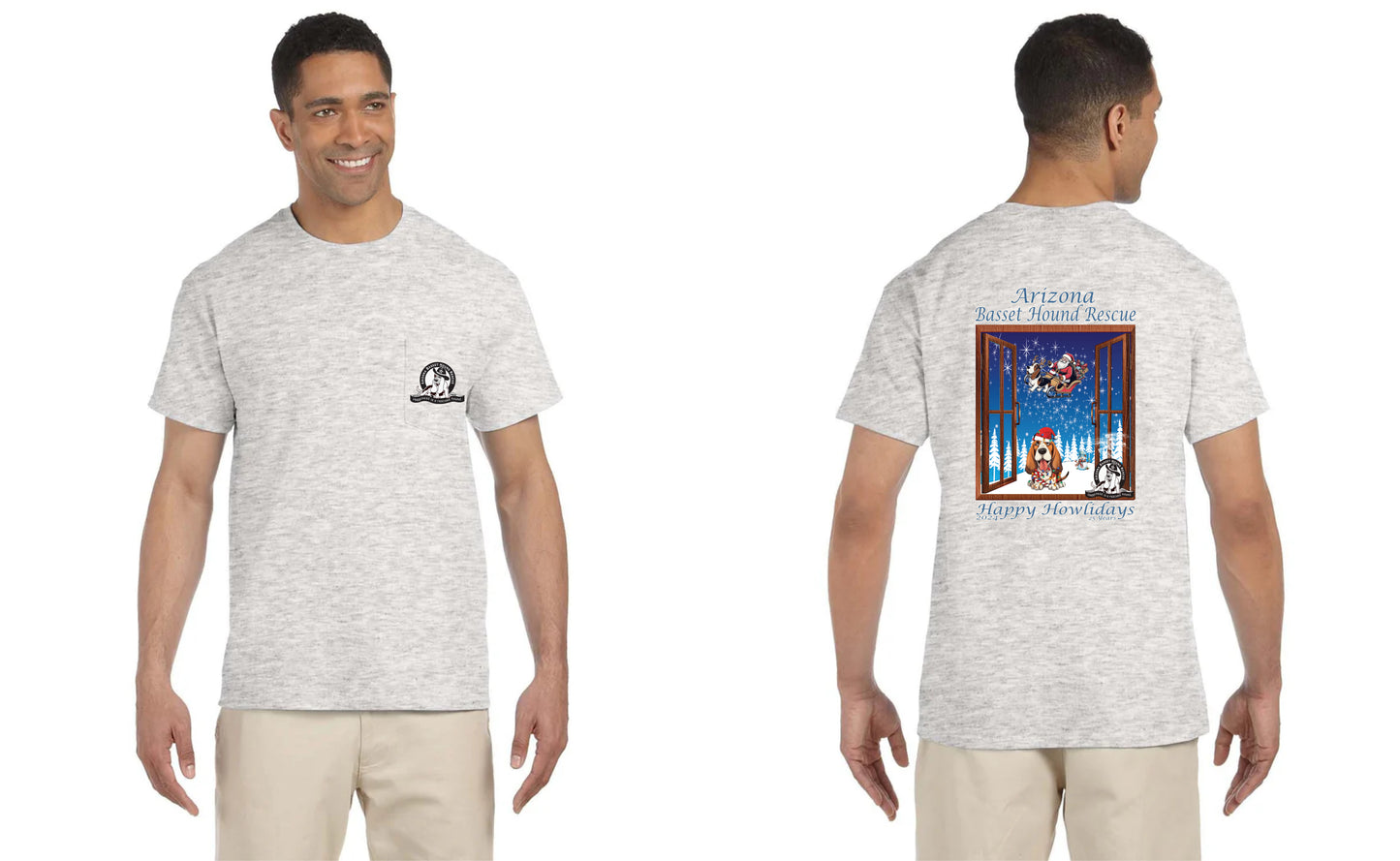 Happy Howlidays Pocket Shirt