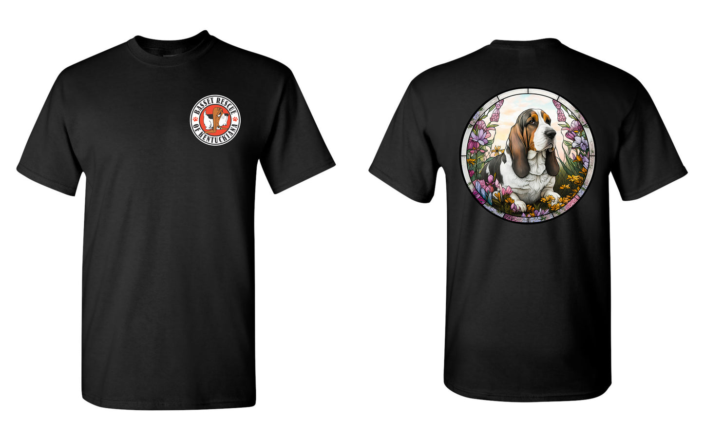 Stained Glass Basset Hound