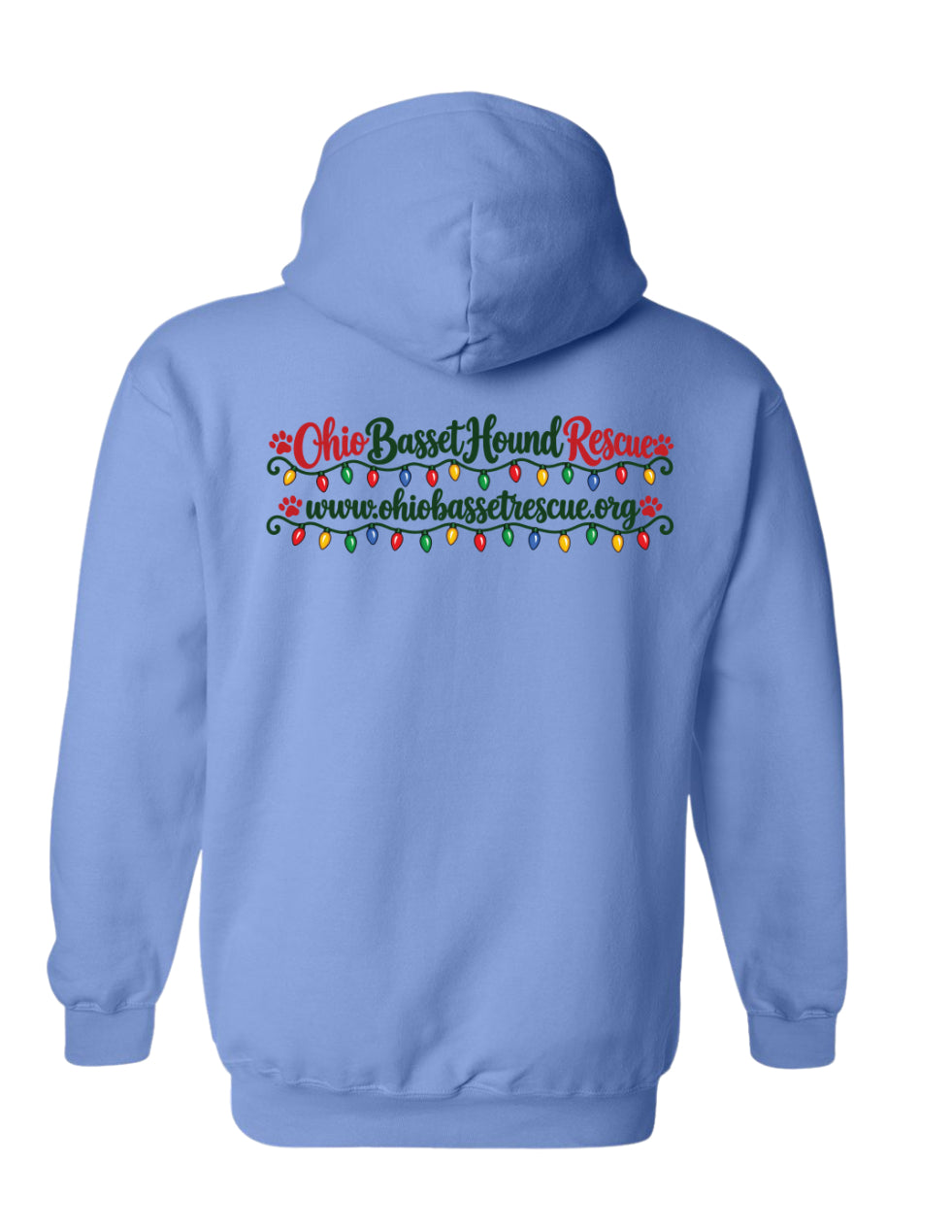 Christmas Cheer & Basset Ears Hoodie