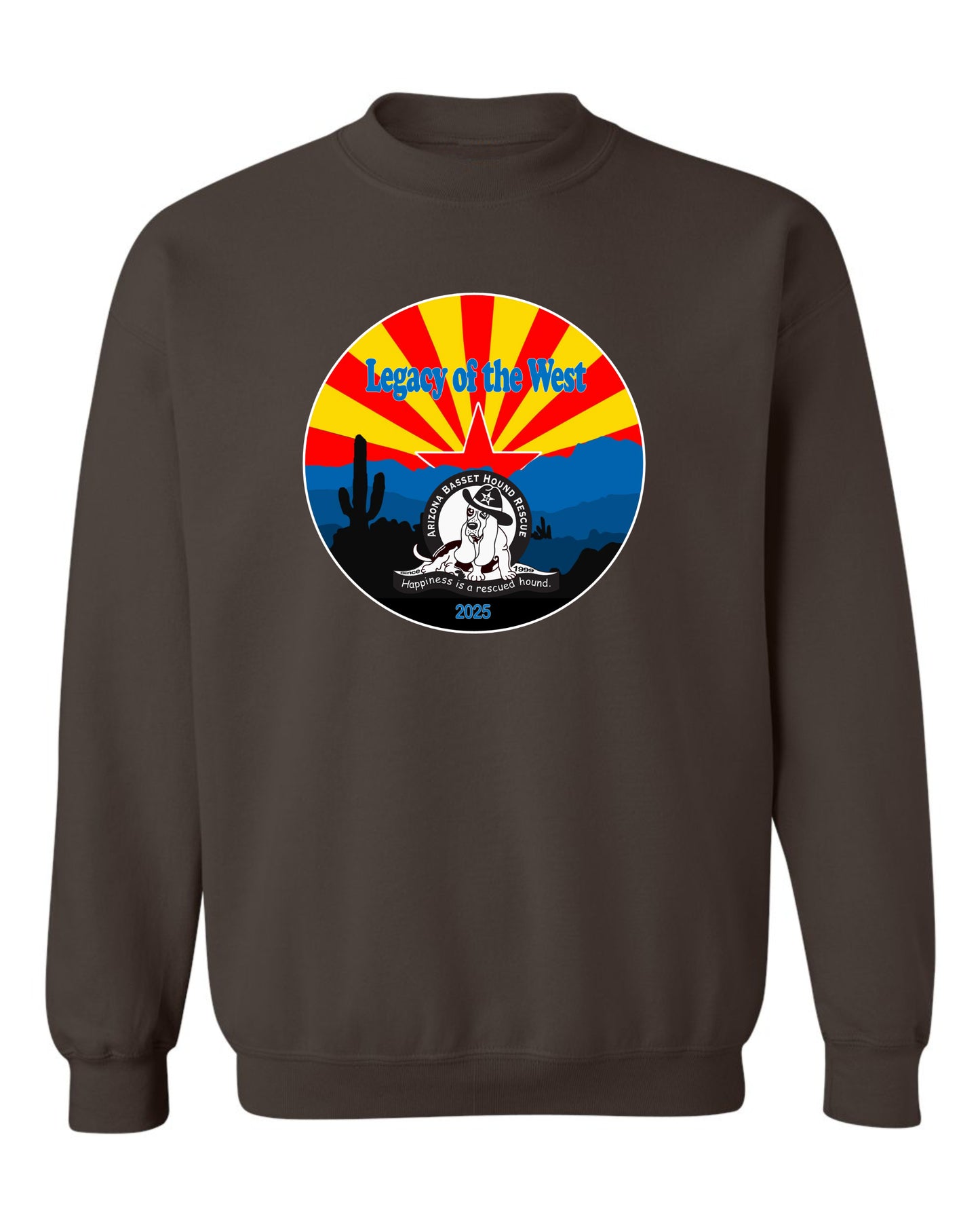 Desert Basset Hound Heritage Pullover Sweater