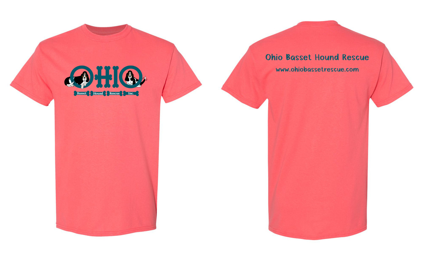Ohio Basset Hound Rescue Logo Shirt