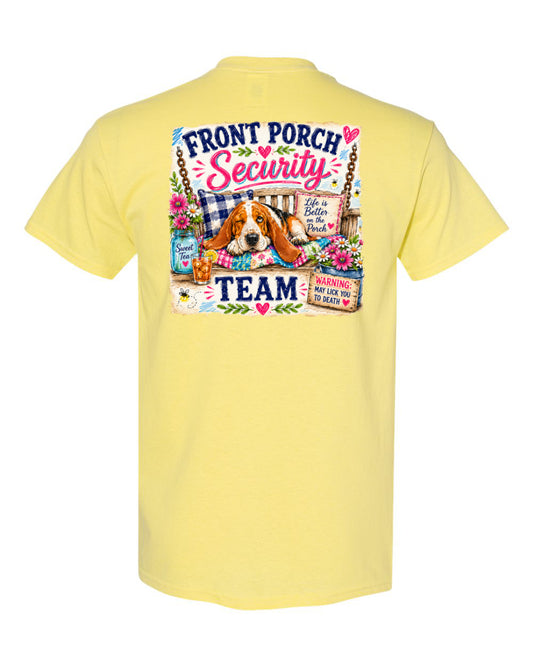 Front Porch Security Tshirt