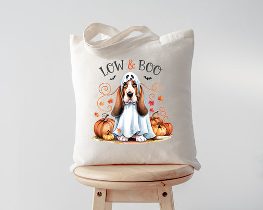 Halloween Basset Totes