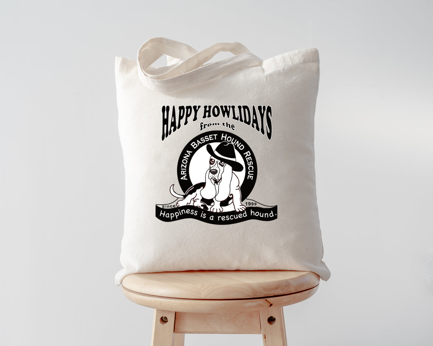 Happy Howlidays Logo Tote