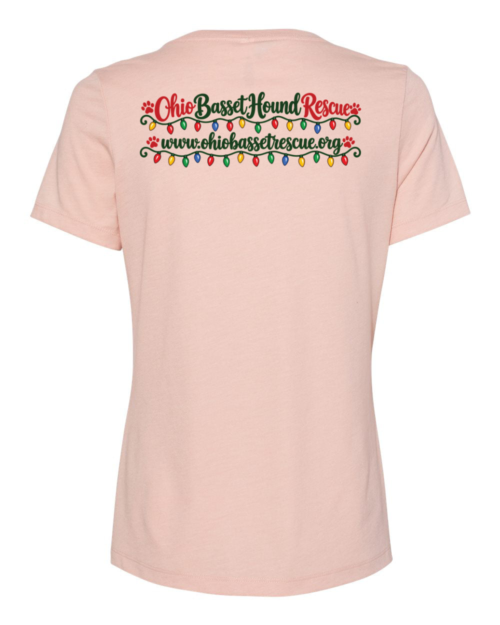 Christmas Cheer & Basset Ears Women's V-neck