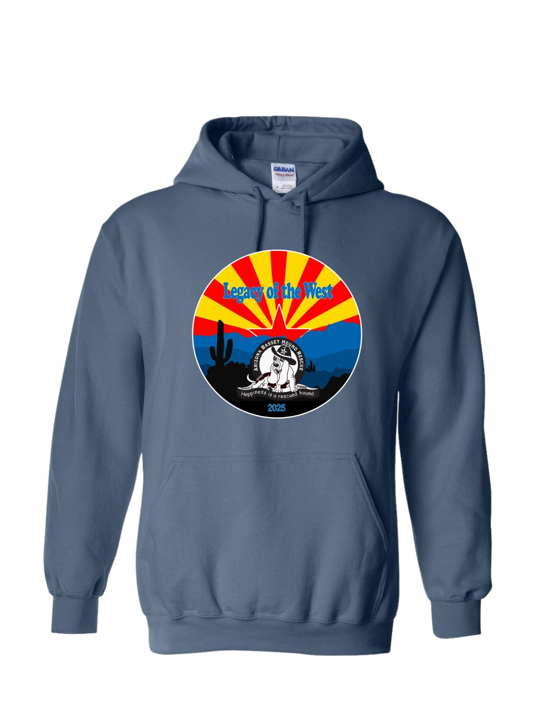 Desert Basset Hound Heritage Hoodie