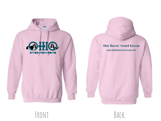 Ohio Basset Hound Rescue Logo Hoodie