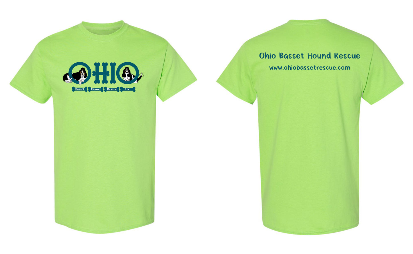 Ohio Basset Hound Rescue Logo Shirt