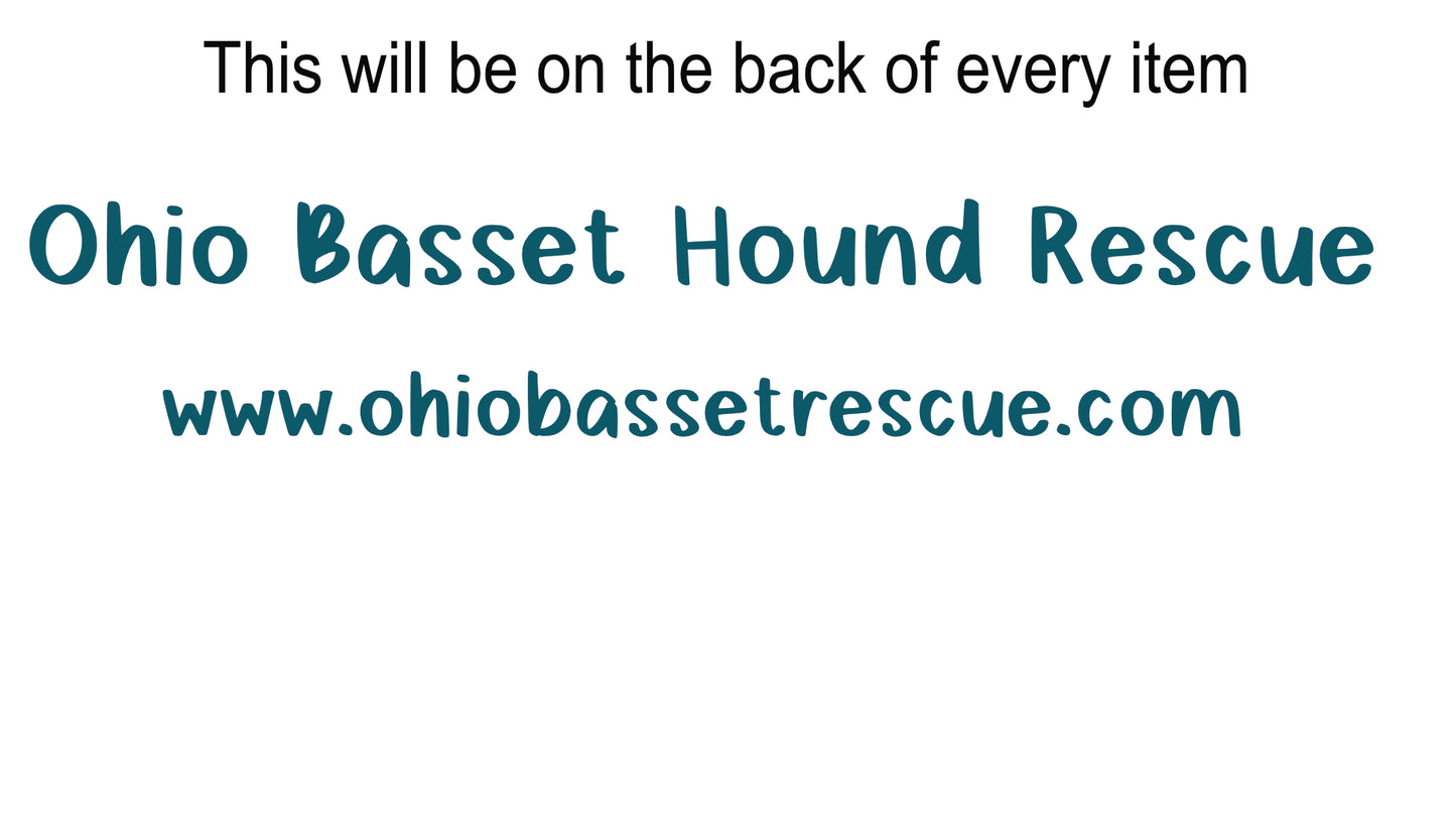 Ohio Basset Hound Rescue Tie Dye Logo Hoodie