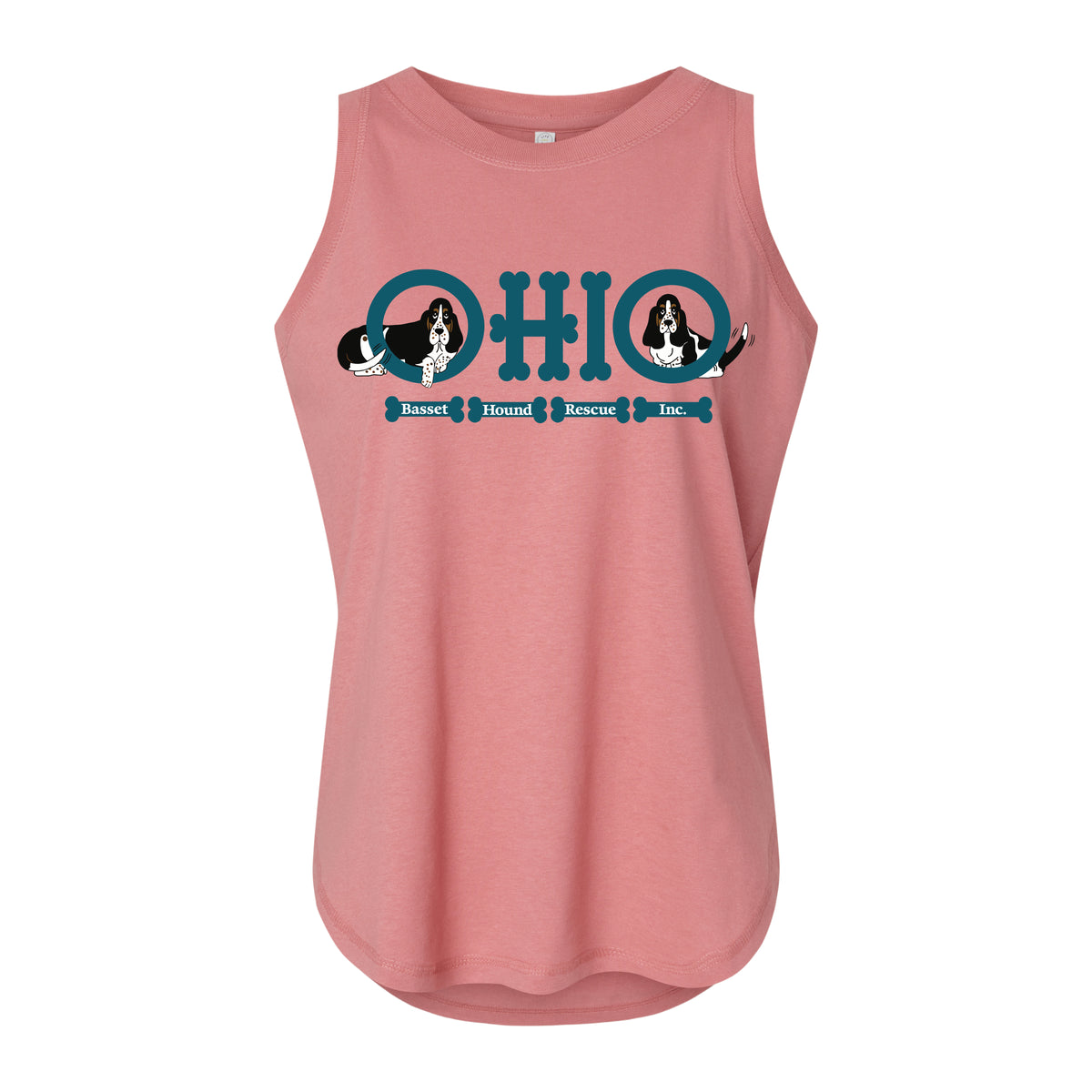 Ohio Basset Hound Logo Women's Sleeveless