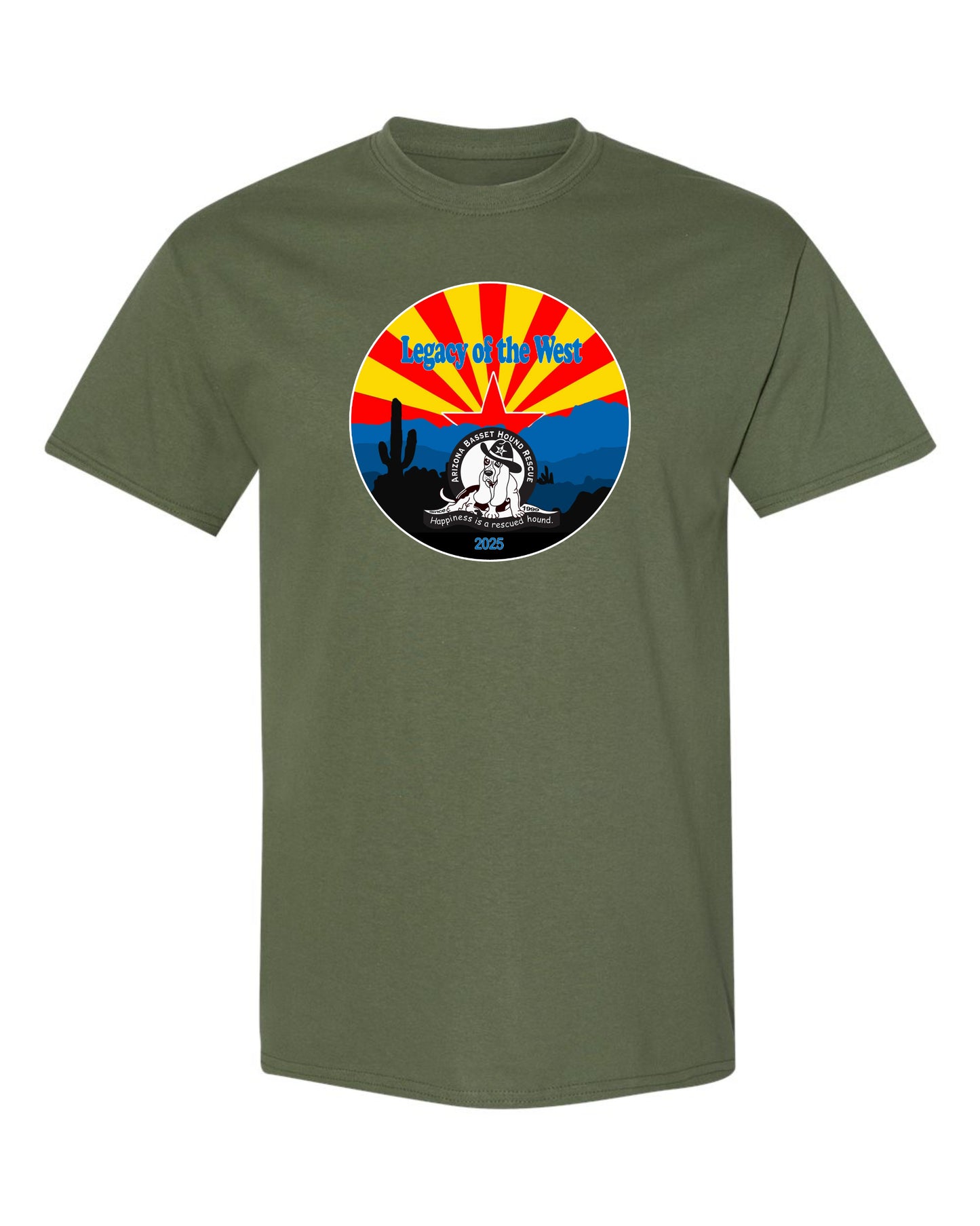 Desert Basset Hound Heritage Shirt