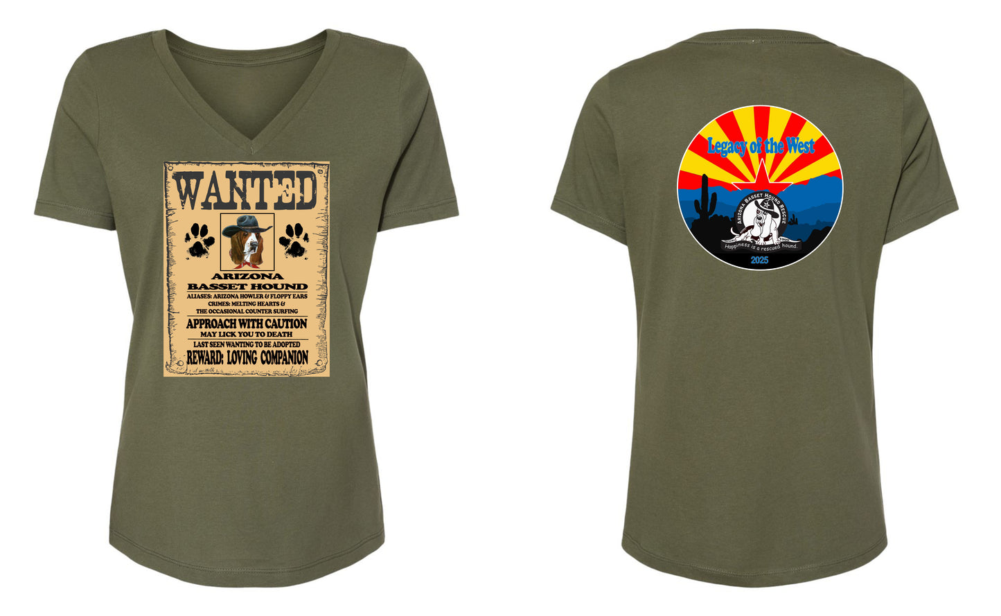 The Arizona Howler's Bounty Women's V-neck Shirt
