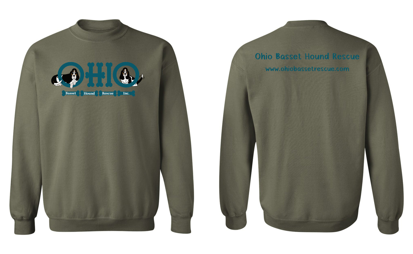 Ohio Basset Hound Rescue Sweatshirt