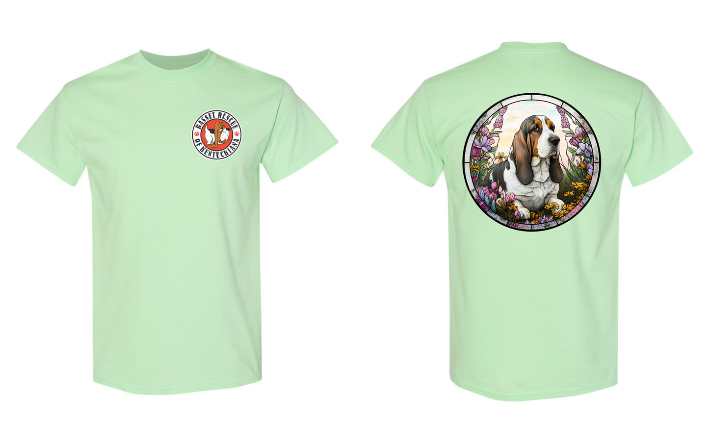 Stained Glass Basset Hound