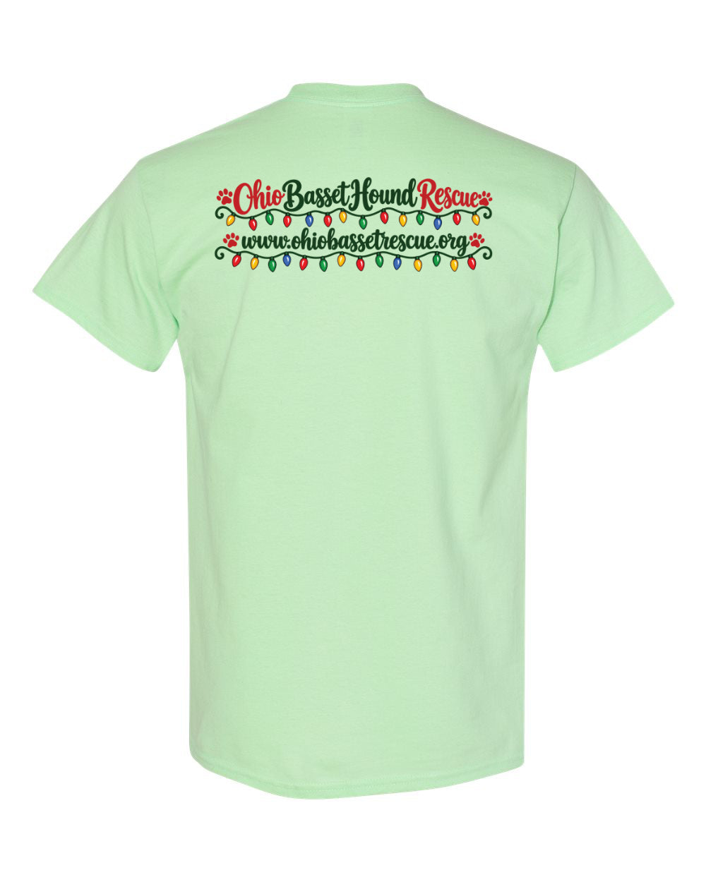 Christmas Cheer & Basset Ears T-shirt