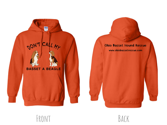 Don't call my Basset a Beagle Hoodie *7 COLORS*