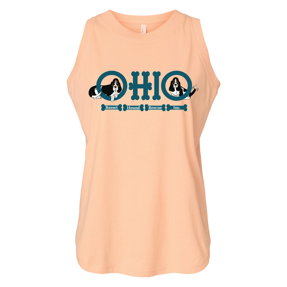 Ohio Basset Hound Logo Women's Sleeveless
