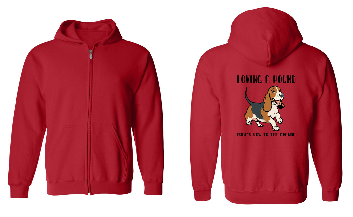 Bassetfest Zip Up Hoodies *3 COLORS*