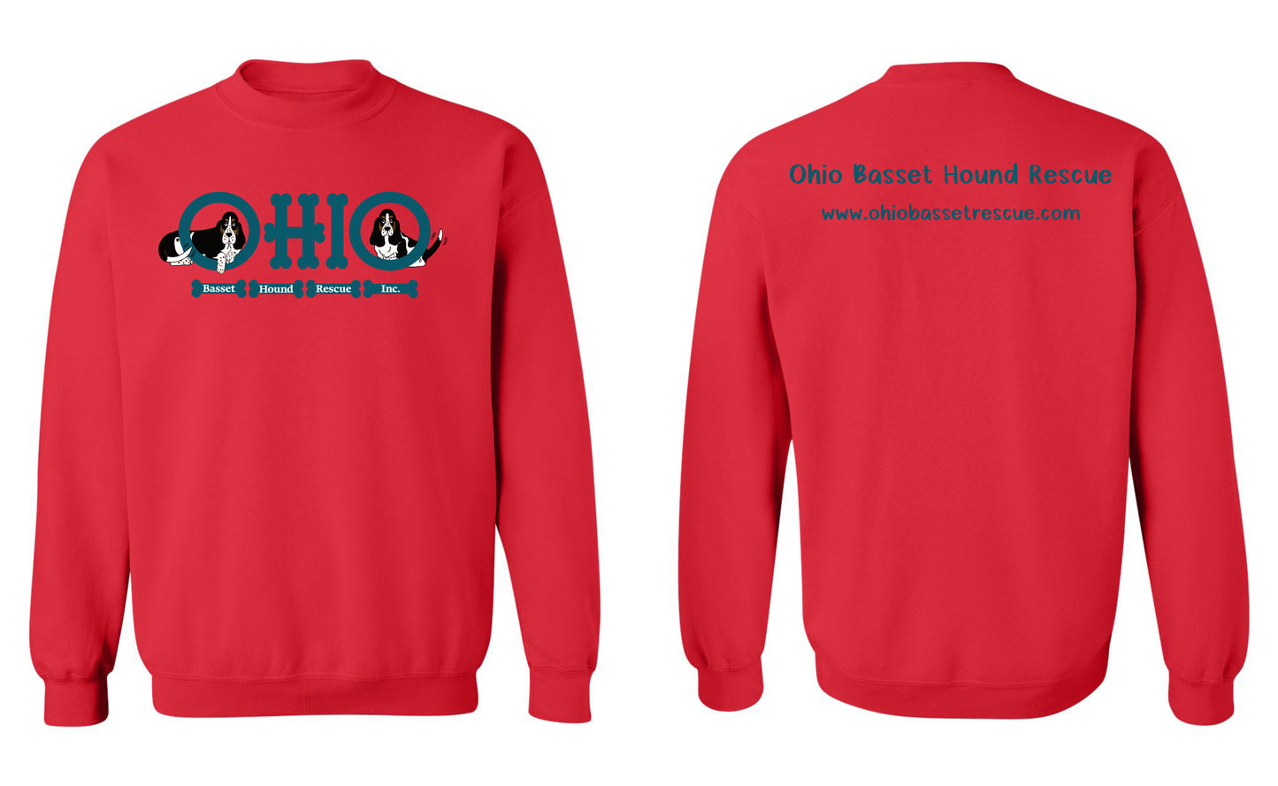 Ohio Basset Hound Rescue Sweatshirt