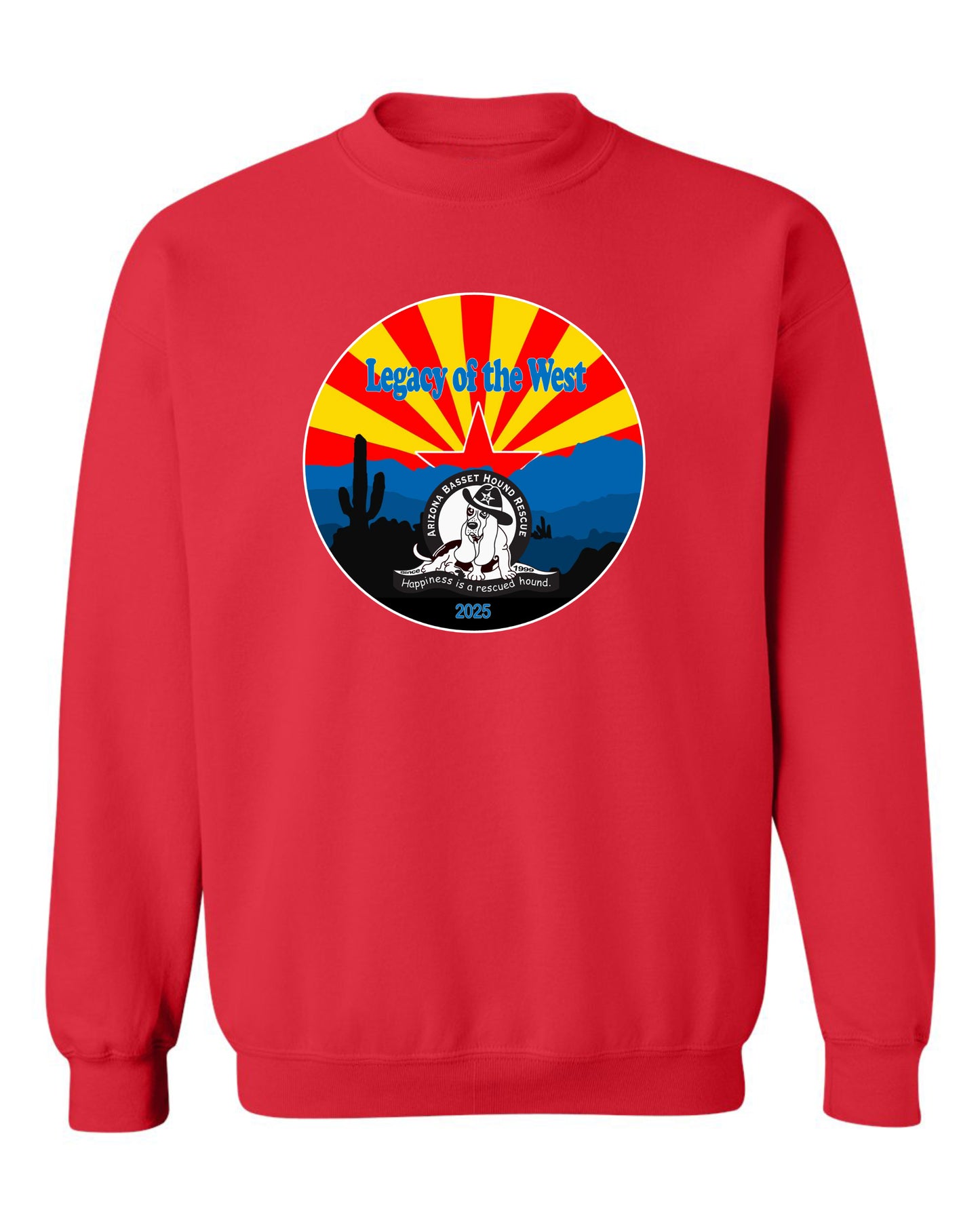Desert Basset Hound Heritage Pullover Sweater