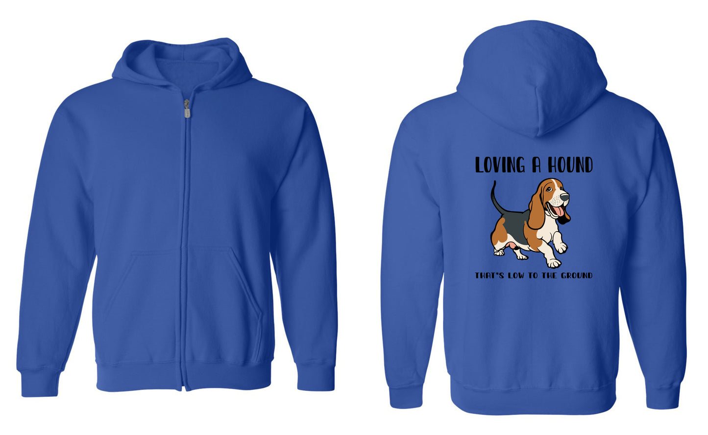 Bassetfest Zip Up Hoodie *3 COLORS*