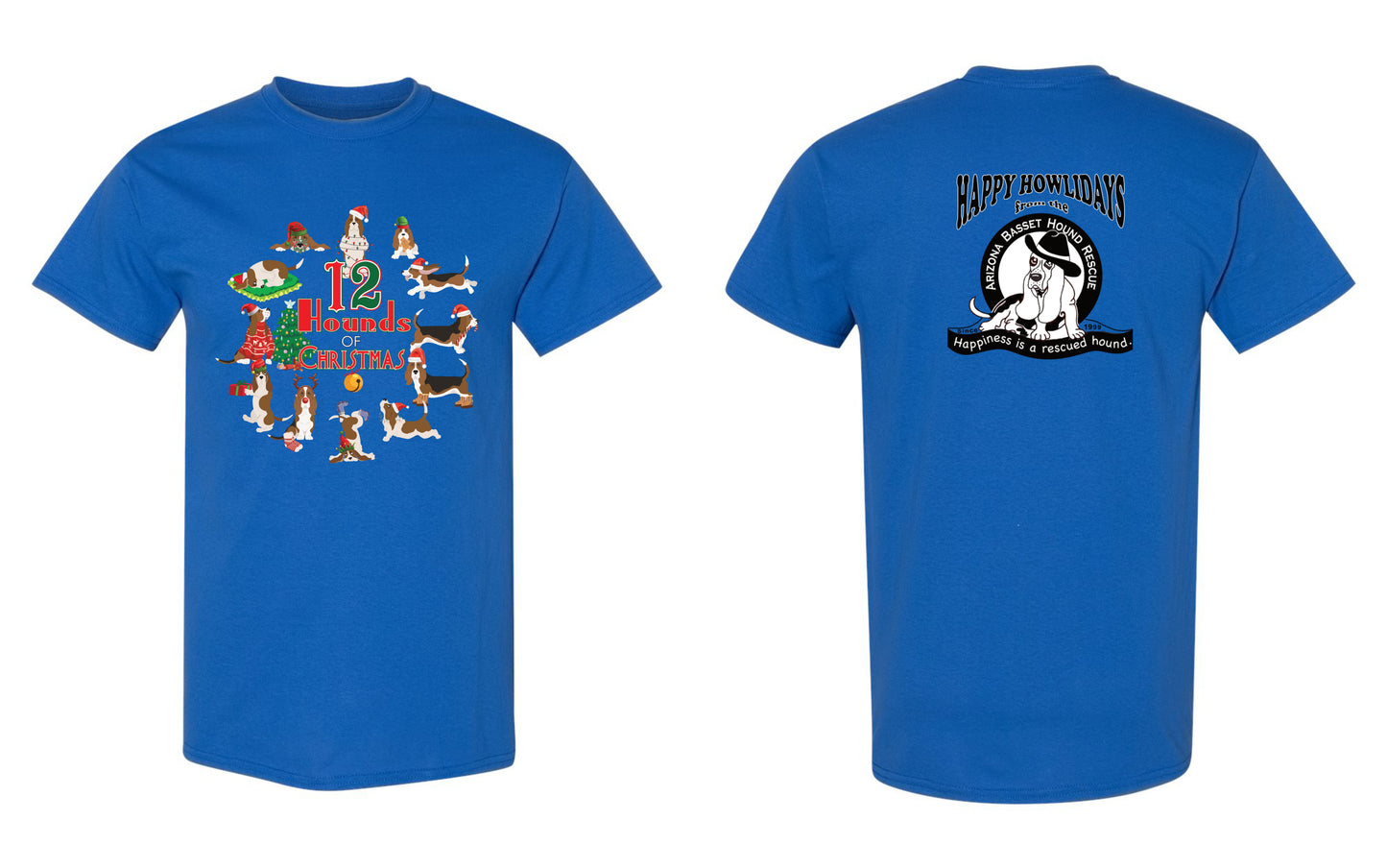 12 Hounds of Christmas Shirt