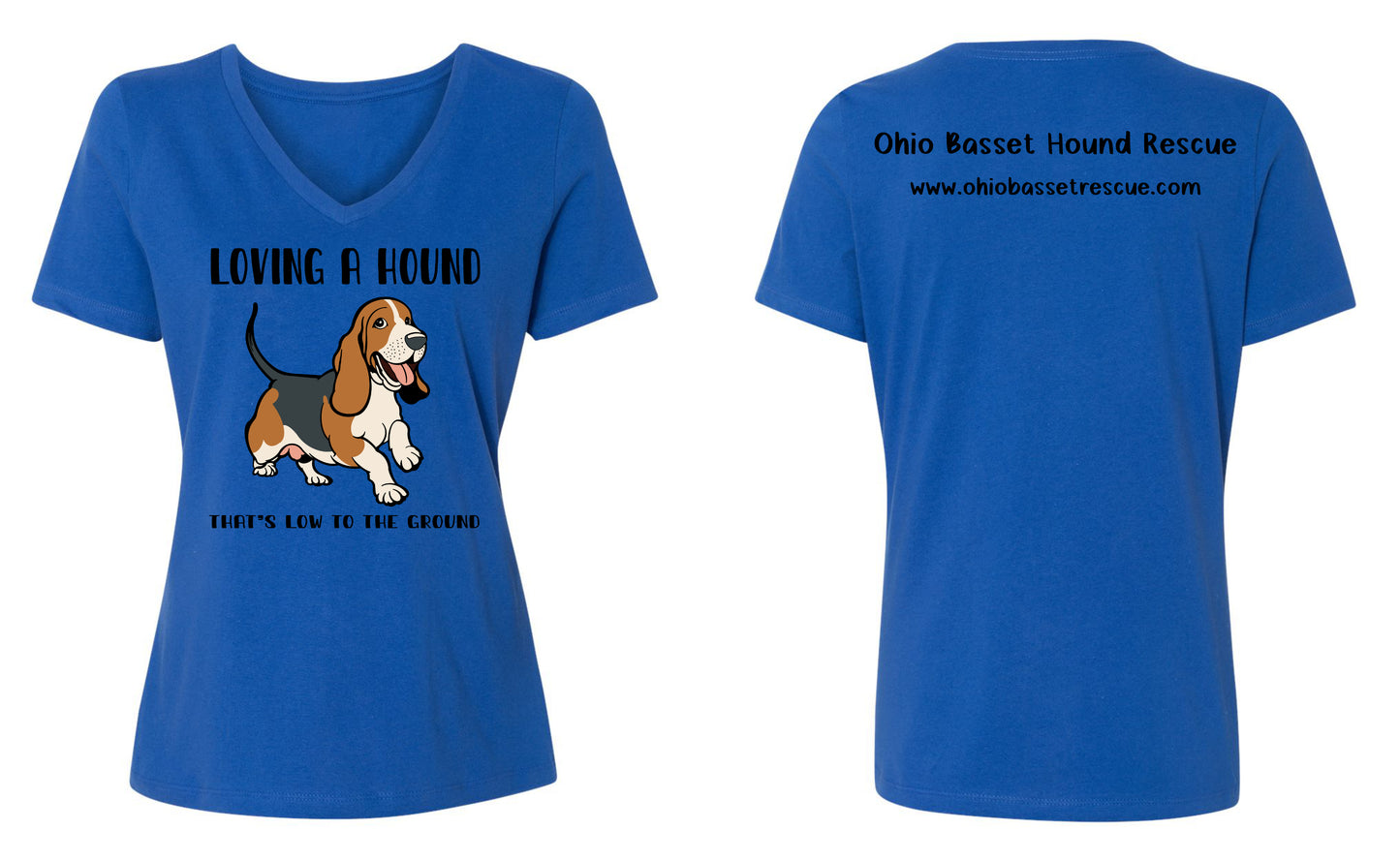 Bassetfest 2023 Women's V-neck