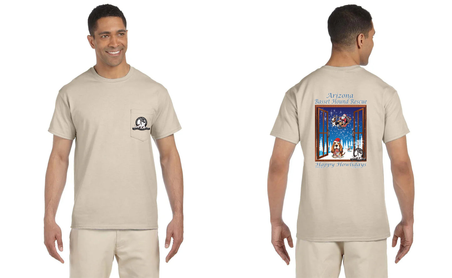 Happy Howlidays Pocket Shirt