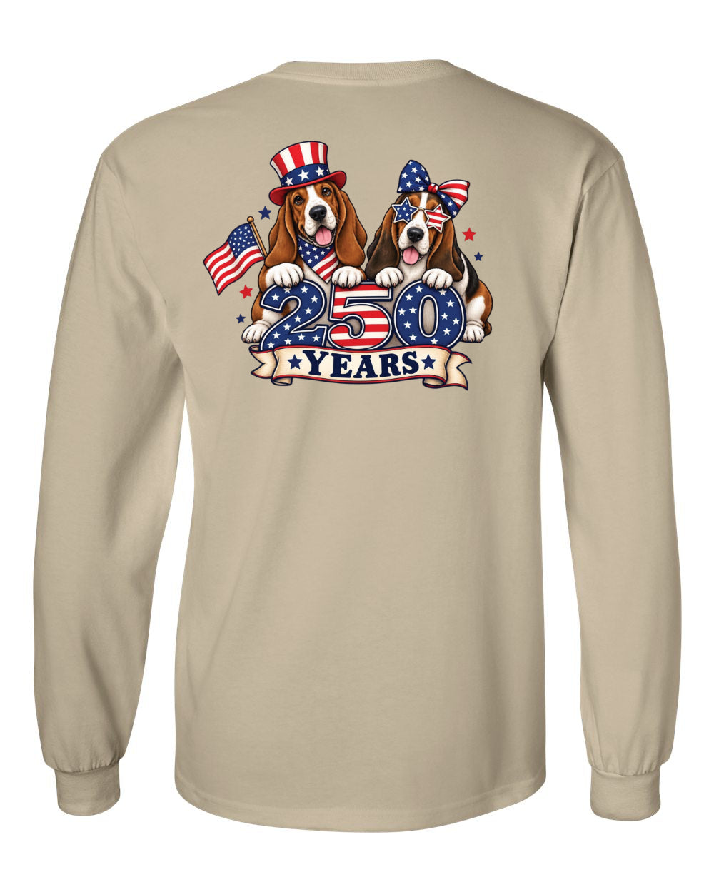 250 Years of American & Floppy Ears Long Sleeve Shirt