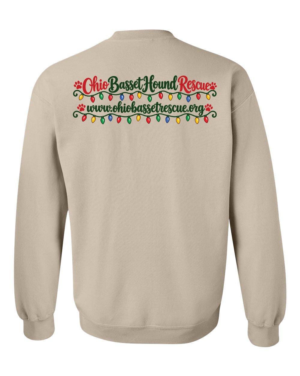 Christmas Cheer & Basset Ears Sweatshirt
