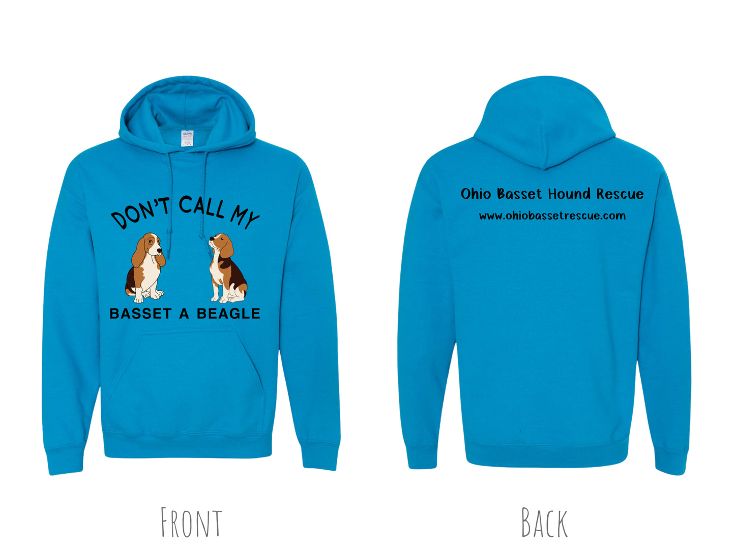 Don't call my Basset a Beagle Hoodie *7 COLORS*