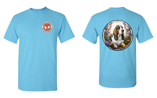 Stained Glass Basset Hound