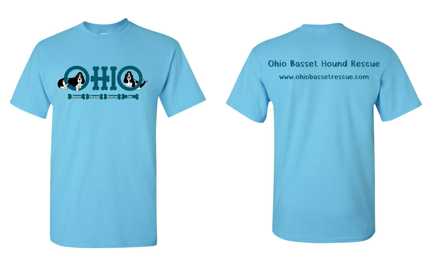 Ohio Basset Hound Rescue Logo Shirt