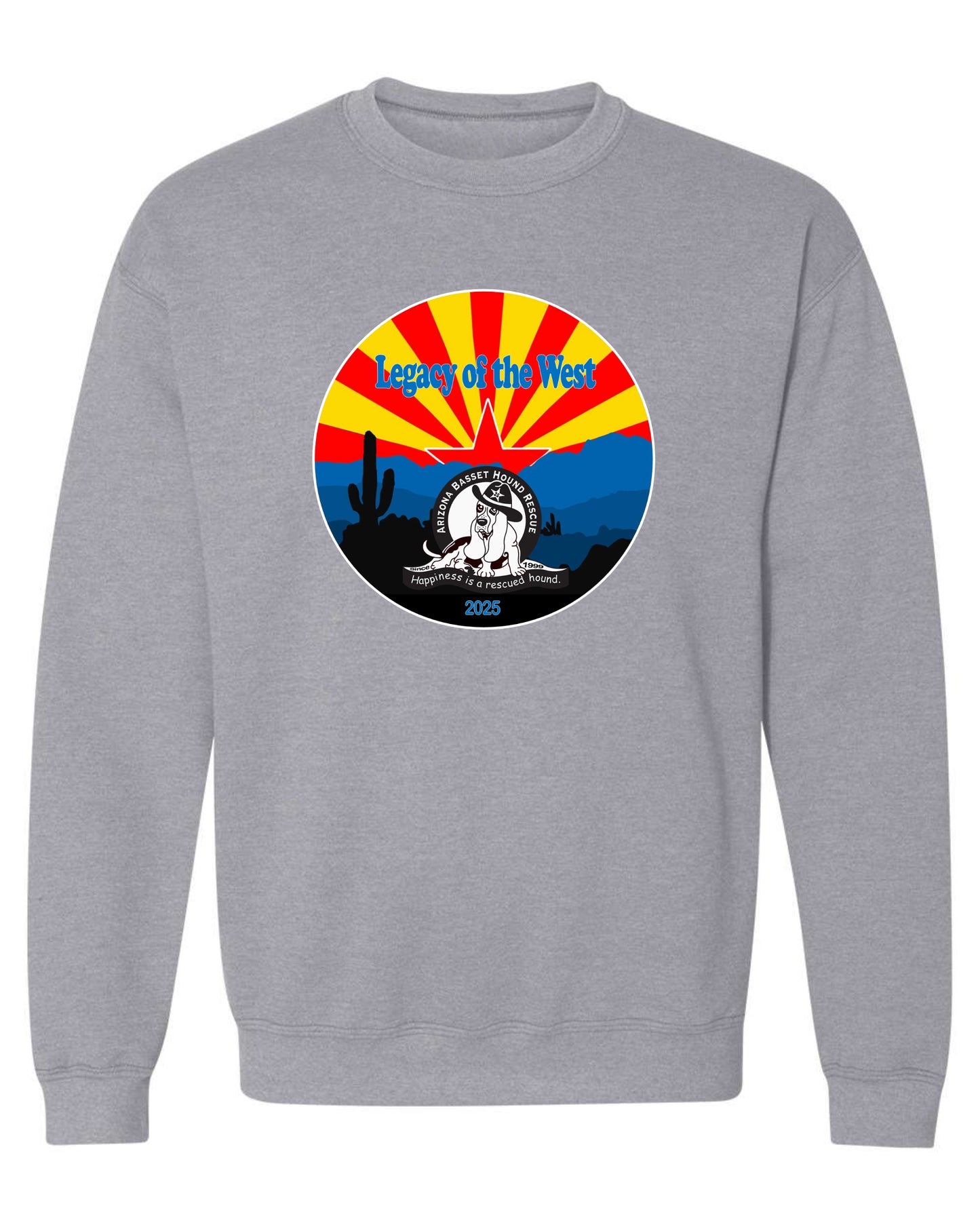 Desert Basset Hound Heritage Pullover Sweater