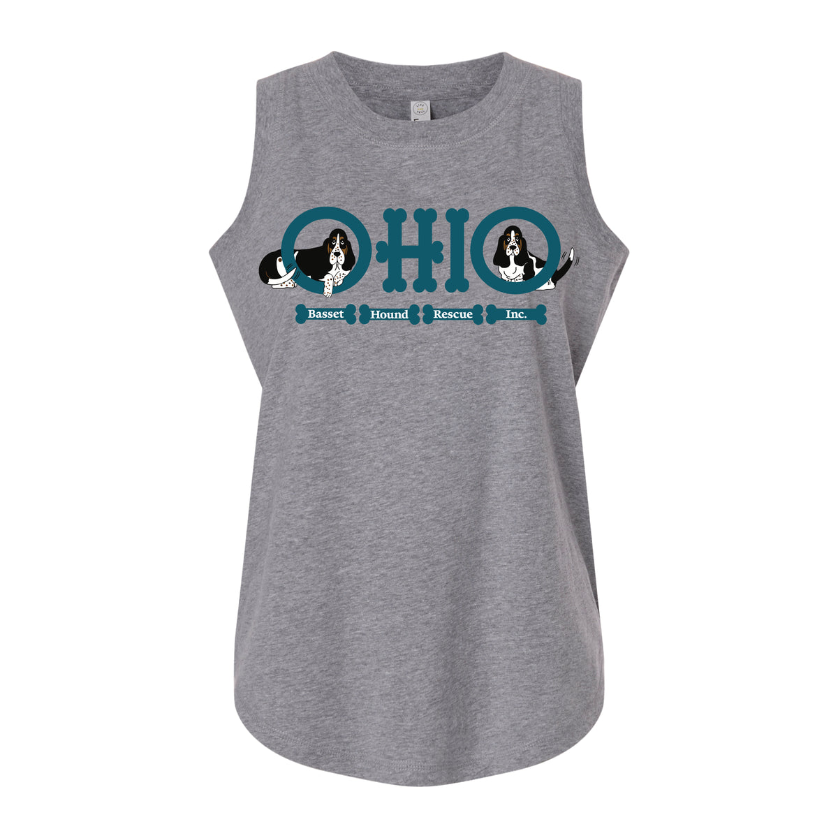 Ohio Basset Hound Logo Women's Sleeveless