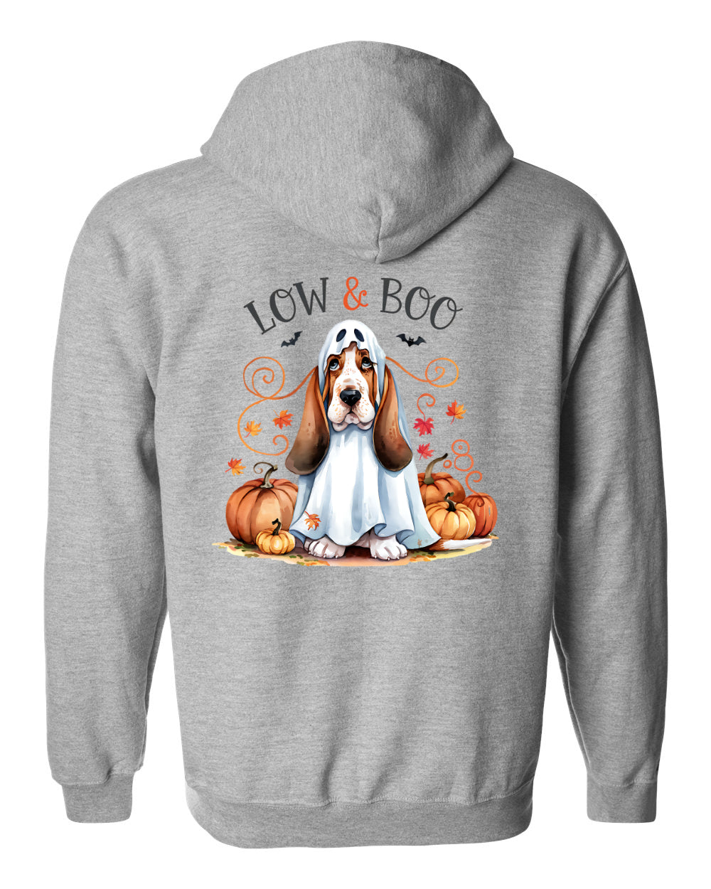Basset Boo Crew Zip Up Hoodie