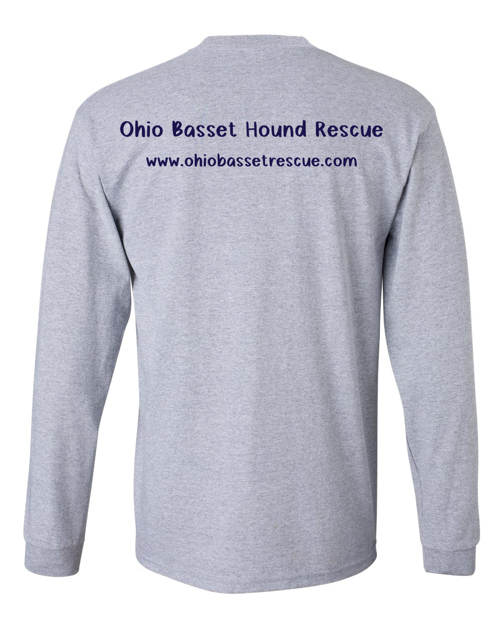 Peace, Love, Basset Long Sleeve Shirt