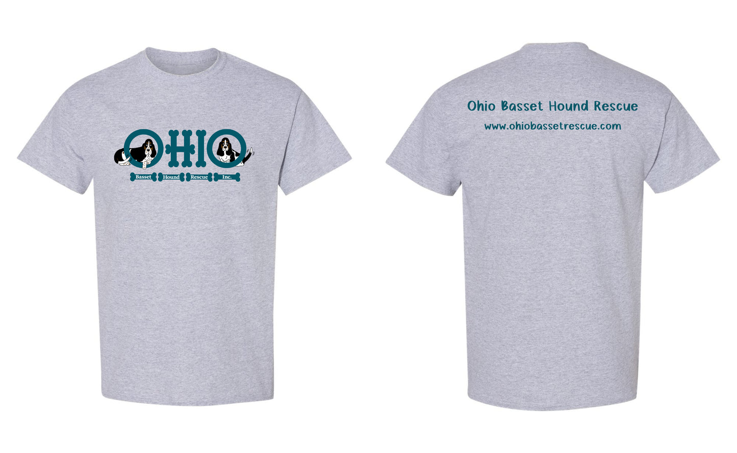 Ohio Basset Hound Rescue Logo Shirt